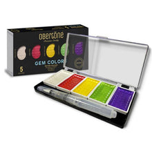 Cargar imagen en el visor de la galería, Acuarelas Estuche Gem Premium 5 Pastillas Obertöne Metálica