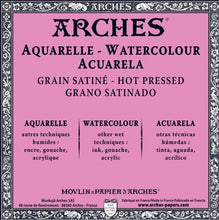 Cargar imagen en el visor de la galería, Hoja de Papel Arches Grano Satinado 300 grs/m²