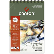Cargar imagen en el visor de la galería, Album C Ágrain Canson A4 (21 x 29.7 cm) 224 gr Blanco Natural