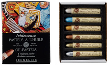 Cargar imagen en el visor de la galería, Caja Pasteles al óleo à L'huile "Iridescentes" 6 colores Sennelier