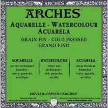 Cargar imagen en el visor de la galería, Hoja de Papel Arches Grano Fino  300 grs/m²