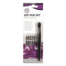 Cargar imagen en el visor de la galería, Set Plumas Caligrafía Simply 6 pcz Daler Rowney (Dip Pen Set)