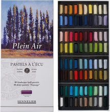 Cargar imagen en el visor de la galería, Caja Pasteles à l'écu "Plein Air" 80 colores Sennelier 1/2 barras