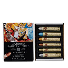 Cargar imagen en el visor de la galería, Caja Pasteles al óleo à L'huile "Iridescentes" 6 colores Sennelier