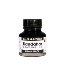 Cargar imagen en el visor de la galería, Tinta China Negra Kandahar 28 ml Daler Rowney