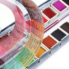 Cargar imagen en el visor de la galería, Acuarelas L'Aquarelle Estuche Metálico  Sennelier 24 medias Pastillas