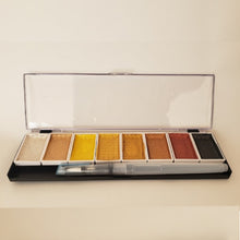 Cargar imagen en el visor de la galería, Acuarelas Estuche Golden 8 Pastillas Obertöne Metálicas