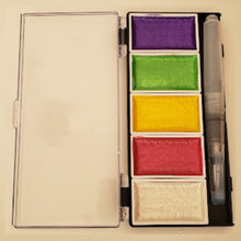 Cargar imagen en el visor de la galería, Acuarelas Estuche Gem Premium 5 Pastillas Obertöne Metálica