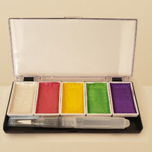 Cargar imagen en el visor de la galería, Acuarelas Estuche Gem Premium 5 Pastillas Obertöne Metálica