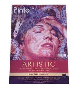Block Artistic 10 lienzos Loneta Profesional 100% Algodón (42 x 59 cms)