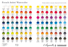 Cargar imagen en el visor de la galería, Acuarelas L'Aquarelle Estuche de Viaje Sennelier 8 tubos de 10 ml