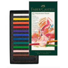 Cargar imagen en el visor de la galería, Estuche Cartón 12 Pasteles suaves Polychromos Faber Castell