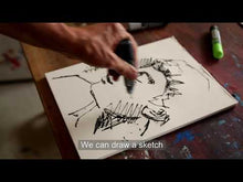 Cargar y reproducir el video en el visor de la galería, Acrílico Abstract  Set Discovery 3D Liners Sennelier (5 tubos 27 ml)