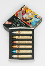 Cargar imagen en el visor de la galería, Caja Pasteles al óleo à L'huile "Iridescentes" 6 colores Sennelier