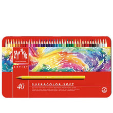 Cargar imagen en el visor de la galería, Lápices de color acuarelables Supracolor Soft Caran D'ache 40 piezas