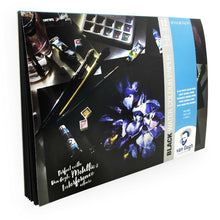 Cargar imagen en el visor de la galería, Papel Acuarela Negro Van Gogh A4 12 hojas Grano fino