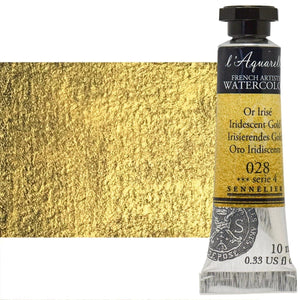 Acuarela L'Aquarelle Sennelier 10 ml 028 Oro Irisdiscente S4