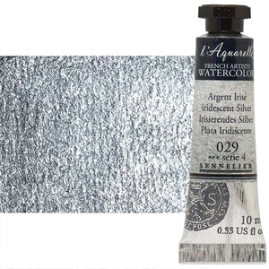 Acuarela L'Aquarelle Sennelier 10 ml 029 Plata Irisdiscente S4