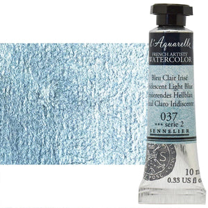 Acuarela L'Aquarelle Sennelier 10 ml 037 Azul Claro Irisdiscente S2