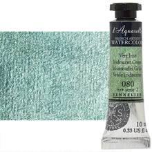 Cargar imagen en el visor de la galería, Acuarela L&#39;Aquarelle Sennelier 10 ml 080 Verde Irisdiscente S2

