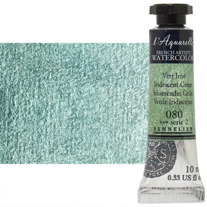 Acuarela L'Aquarelle Sennelier 10 ml 080 Verde Irisdiscente S2