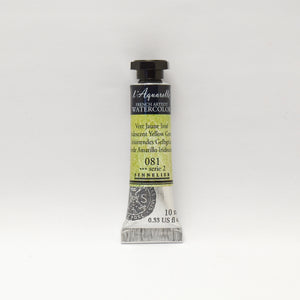 Acuarela L'Aquarelle Sennelier 10 ml 081 Verde Amarillo Irisdiscente S2