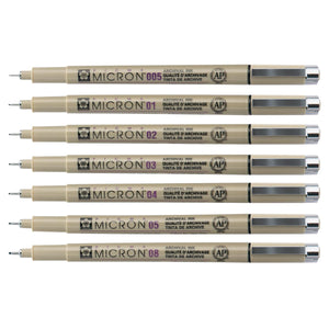 Estilógrafo Pigma Micron 03 Sakura Negro