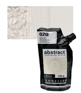 Acrílico Abstract Sennelier 020 Perla iridescente Pouch 120 ml