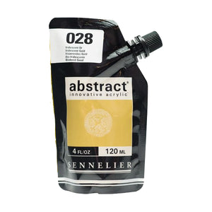 Acrílico Abstract Sennelier 028 Oro Iridescente  Pouch 120 ml