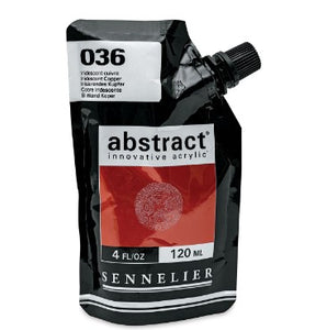 Acrílico Abstract Sennelier 036 Cobre Iridescente Pouch 120 ml