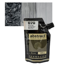 Cargar imagen en el visor de la galería, Acrílico Abstract Sennelier 070 Negro iridescente Pouch 120 ml
