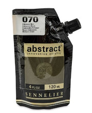 Cargar imagen en el visor de la galería, Acrílico Abstract Sennelier 070 Negro iridescente Pouch 120 ml
