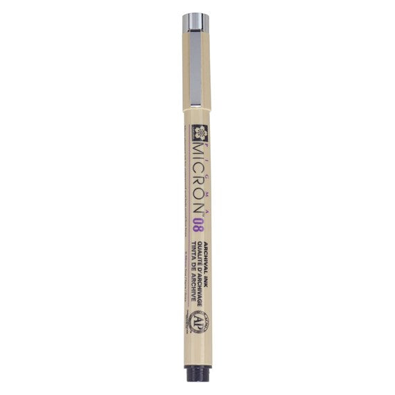 Estilógrafo Pigma Micron 08 Sakura Negro