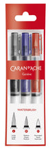 Cargar imagen en el visor de la galería, Set 3 pinceles Acuarelas con deposito de Agua Caran D&#39;ache
