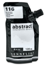 Cargar imagen en el visor de la galería, Acrílico Abstract Sennelier 116 Blanco Titanio Pouch 120 ml
