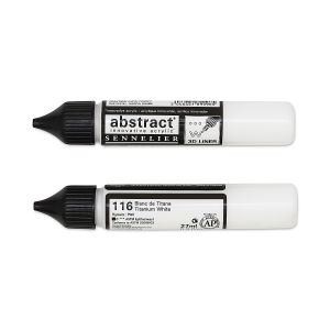 Acrílico Abstract  3D Liners Sennelier 116 Blanco Titanio 27 ml