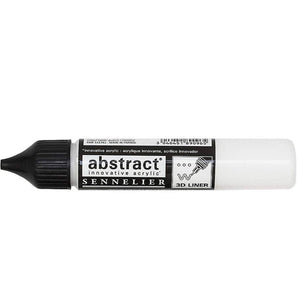 Acrílico Abstract  3D Liners Sennelier 116 Blanco Titanio 27 ml