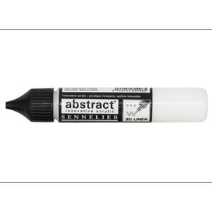 Acrílico Abstract  3D Liners Sennelier 116 Blanco Titanio 27 ml