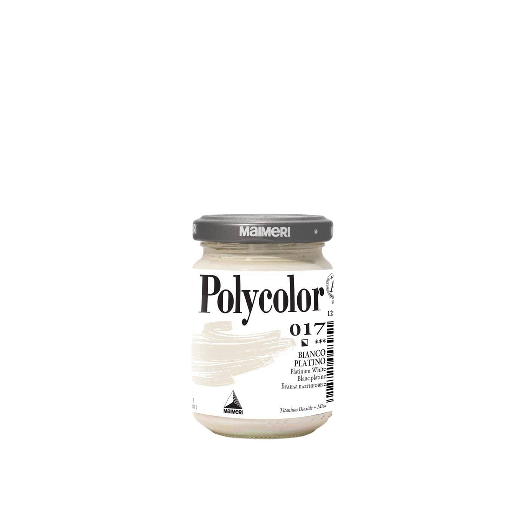 Acrílico Polycolor 140 ml Blanco Platino 017