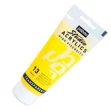 Cargar imagen en el visor de la galería, Acrílico Pébéo 100 ml 13/ Amarillo Azo Claro
