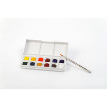 Cargar imagen en el visor de la galería, Acuarelas Estuche de Viaje Cotman 12 Pastillas
