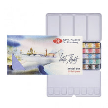 Cargar imagen en el visor de la galería, Acuarelas Estuche Metálico White Nights 35 Pastillas
