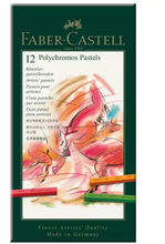 Cargar imagen en el visor de la galería, Estuche Cartón 12 Pasteles suaves Polychromos Faber Castell
