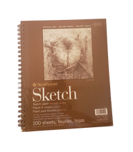Cargar imagen en el visor de la galería, Block Strathmore Sketch Serie 400 9 x12 in (22.8 x 30.8 cms)
