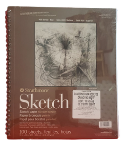 Block Strathmore Sketch Serie 400 11 x 14 in  (27.9 x 35.6 cms)
