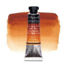 Cargar imagen en el visor de la galería, Acuarela L&#39;Aquarelle Sennelier 10 ml 202 Tierra Sombra Tostada S1
