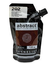 Cargar imagen en el visor de la galería, Acrílico Abstract Sennelier 202 Tierra Sombra Tostada Pouch 120 ml
