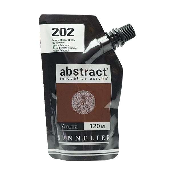 Acrílico Abstract Sennelier 202 Tierra Sombra Tostada Pouch 120 ml