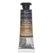 Cargar imagen en el visor de la galería, Acuarela L&#39;Aquarelle Sennelier 10 ml 205 Tierra Sombra Natural
