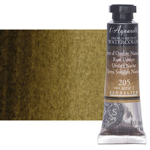 Acuarela L'Aquarelle Sennelier 10 ml 205 Tierra Sombra Natural